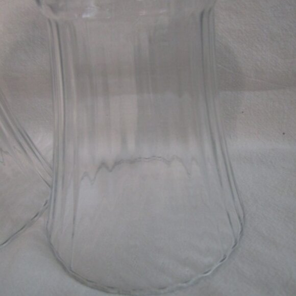 Pair Home Interiors Renaissance Clear Glass Candle Holders - Picture 7 of 7